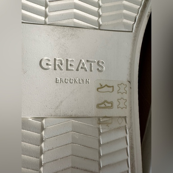 Greats Brooklyn Perforated Blush Leather Sneaker Size 10 - Picture 10 of 10